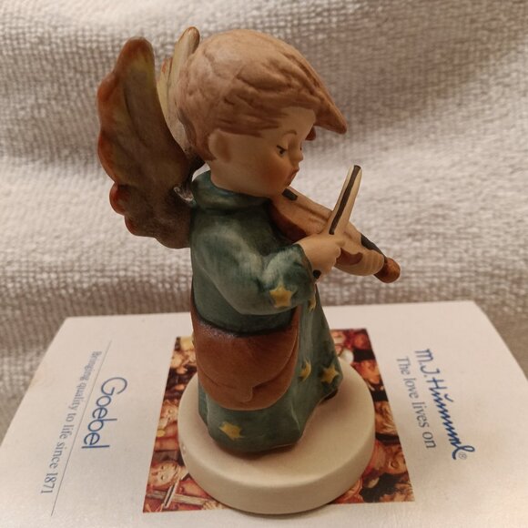 Hummel Celestial Musician, Angel Playing Violin Mini Figurine 188 /4 /0 (In Box) - Picture 2 of 6